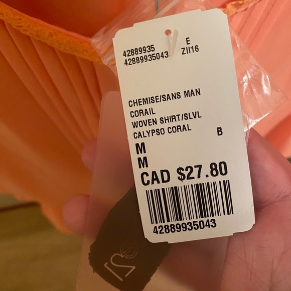 FOREVER 21 Orange Blouse 👚 🍊 - Picture 5 of 6